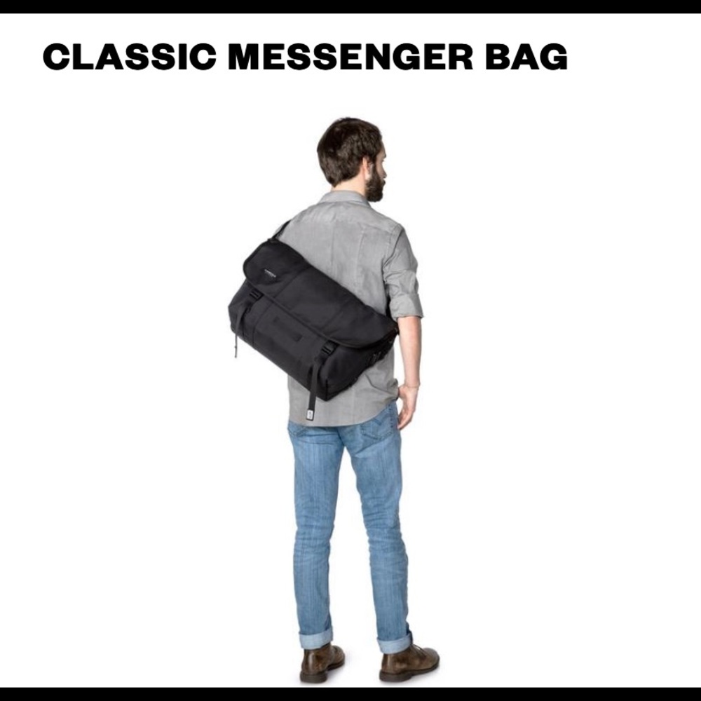 Timbuk2 Classic Messenger Bag, large, in black. - Picture 5 of 6